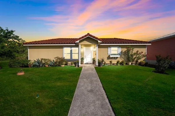 a view of a house with garden