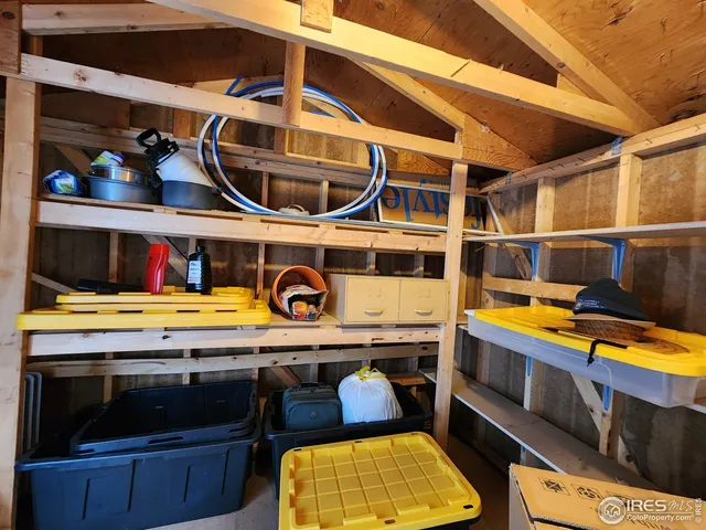 a view of a storage & utility room