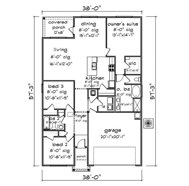 717 Widgeon Way Crestview, FL 32539 - Photo 19 of 19 Aria floor plan