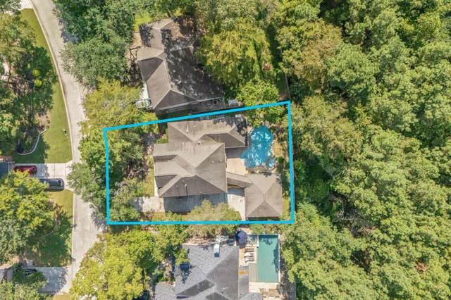 a bird view of building