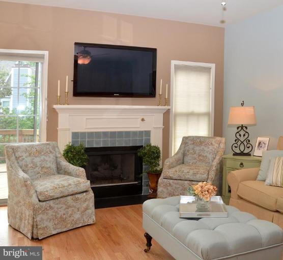 1244 Woodbrook Court Reston, VA 20194 - Photo 13 of 30 Stunning Fireplace w/custom tile surround & mantle
