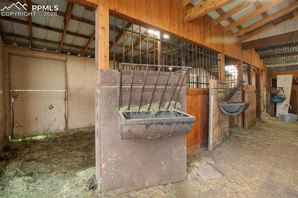 a view of a walk in closet