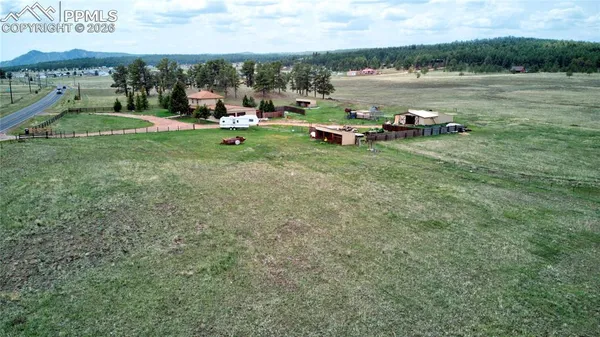 a view of a lake with houses