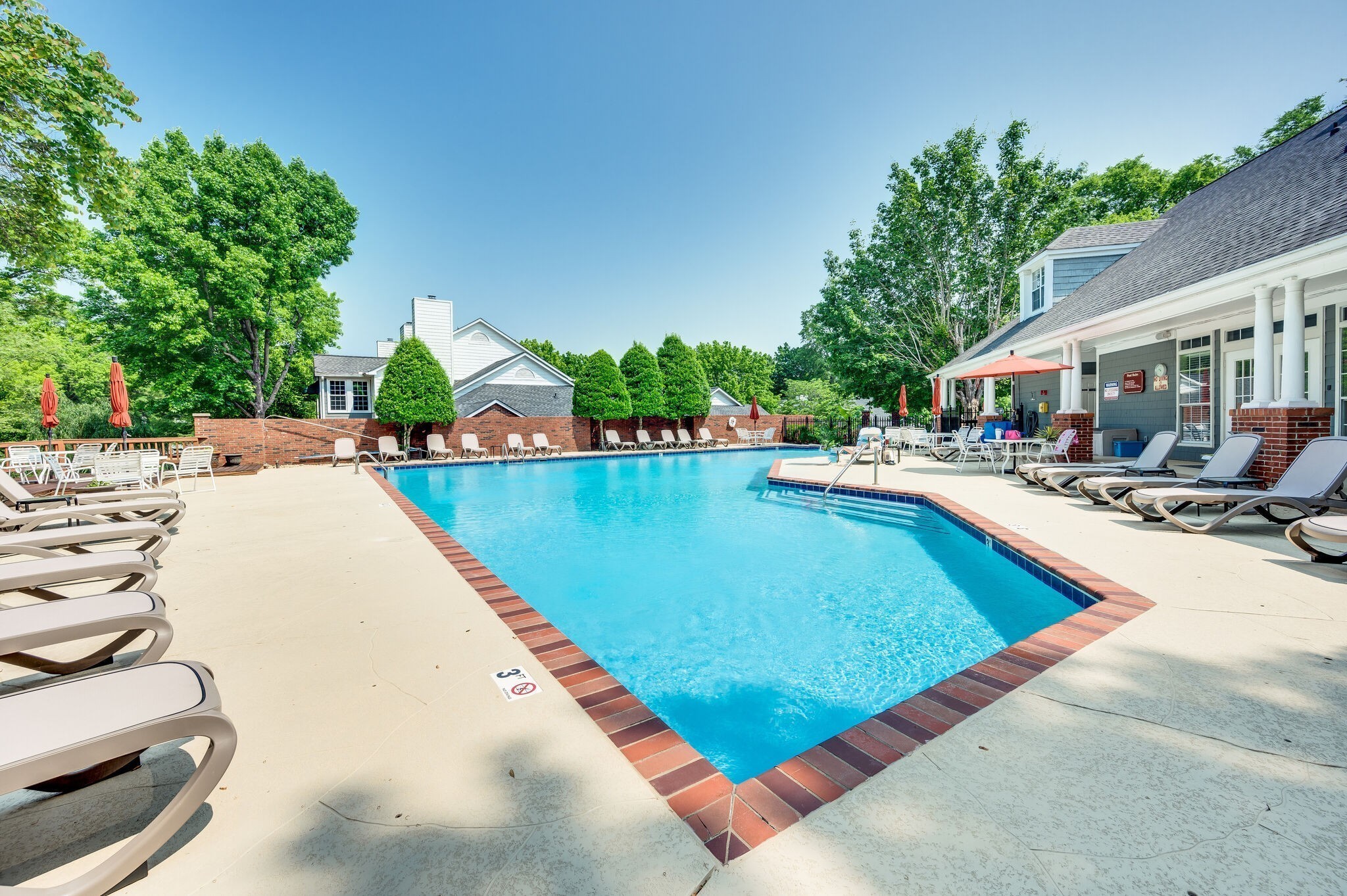 231 Green Harbor Road, Unit 8 Old Hickory, TN 37138 - Photo 34 of 36 a swimming pool with outdoor seating and yard