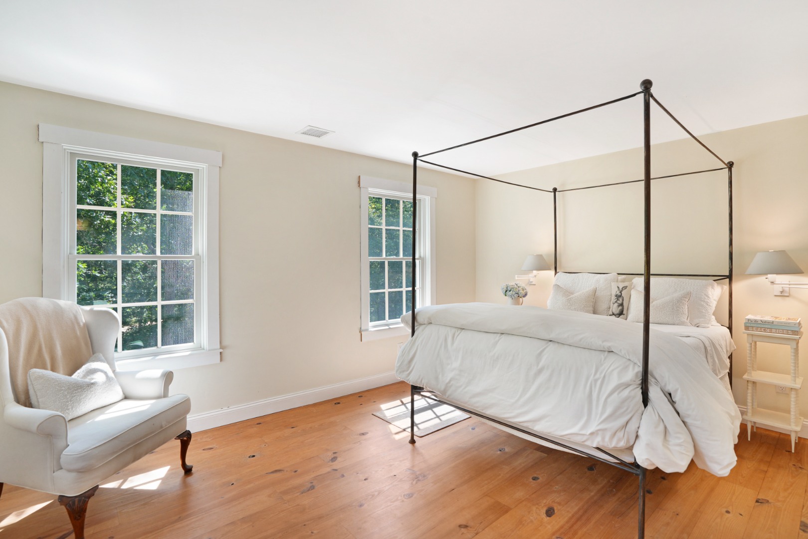 53 Stoney Hill Road West Tisbury, MA 02568 - Photo 38 of 51 a bed room with a bed and a couch