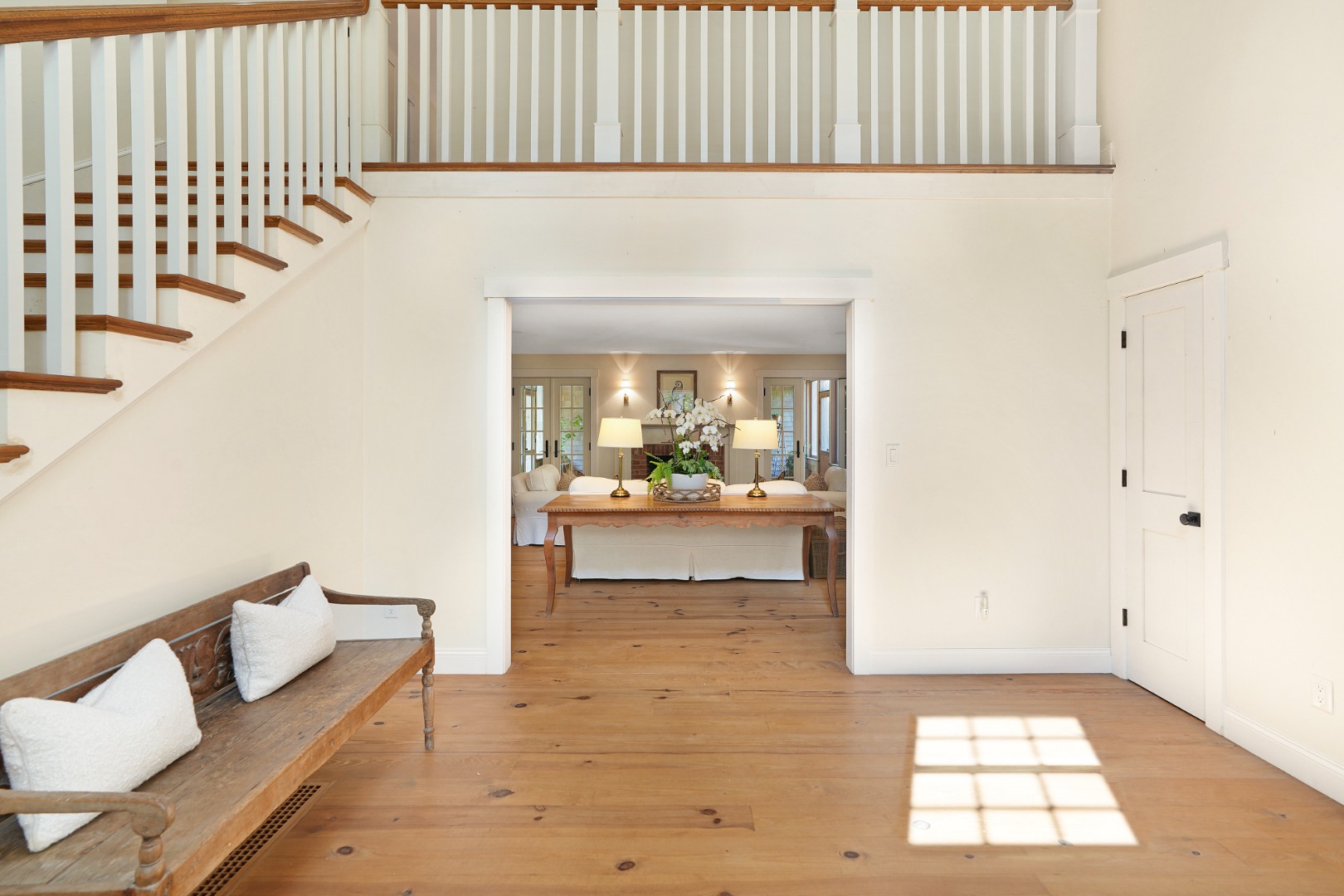53 Stoney Hill Road West Tisbury, MA 02568 - Photo 4 of 51 a view of a living room and bathroom