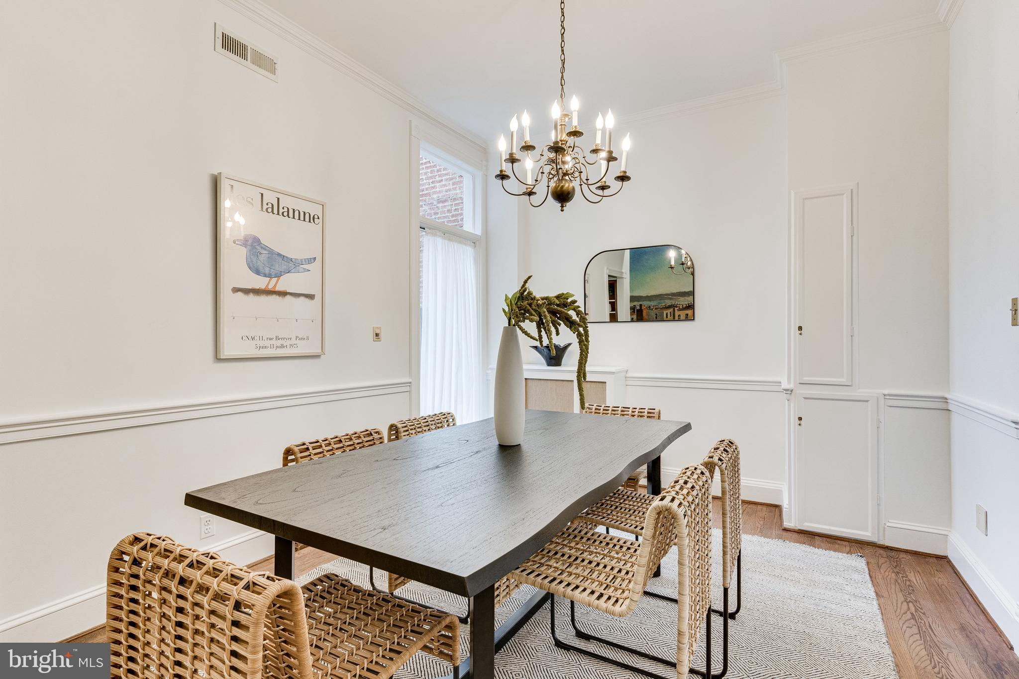 148 F Street Southeast Washington, DC 20003 - Photo 16 of 72 Built in wine storage in cabinet at rear