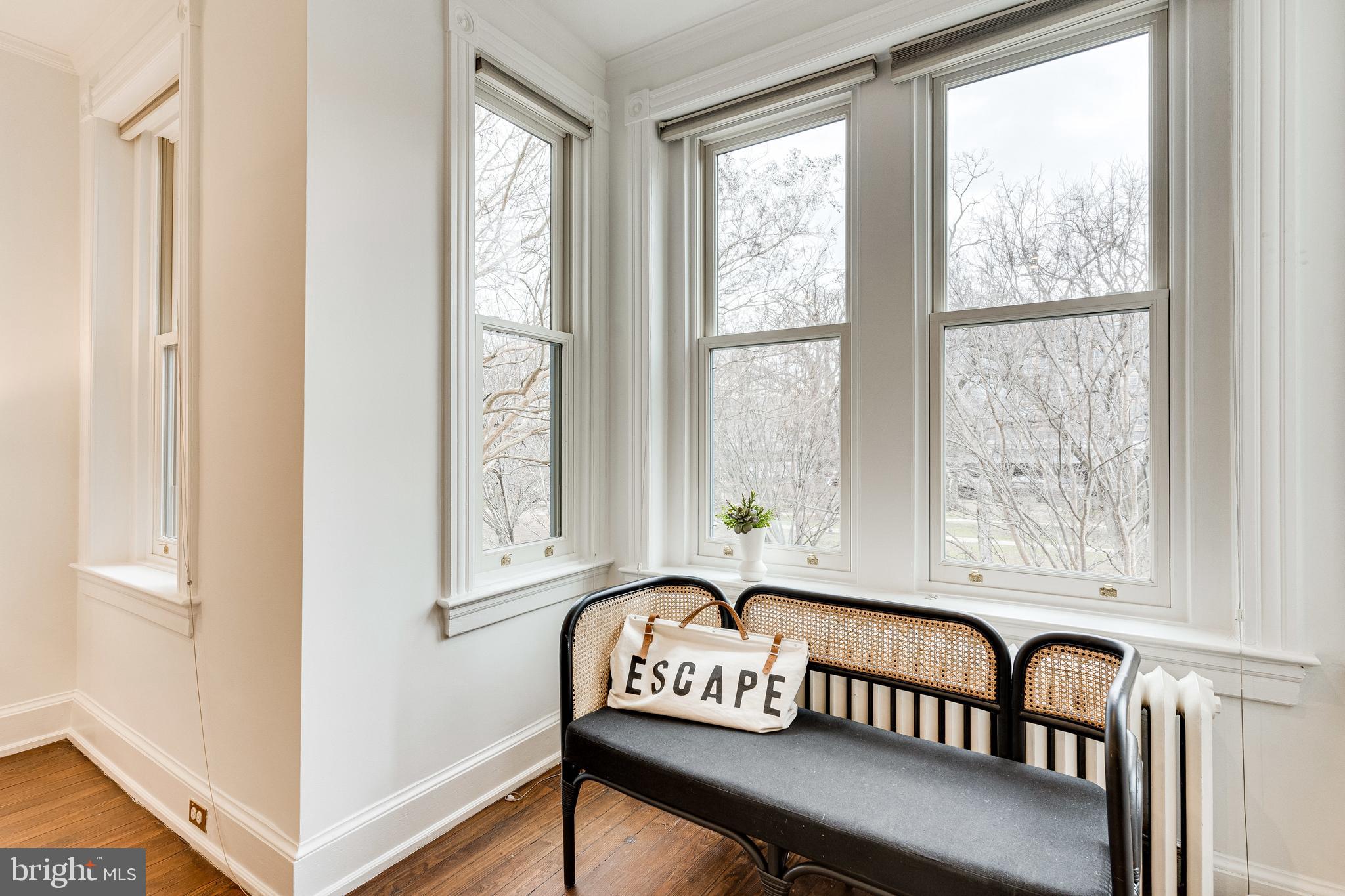 148 F Street Southeast Washington, DC 20003 - Photo 25 of 72 Relax in the bay, looking onto Garfield Park