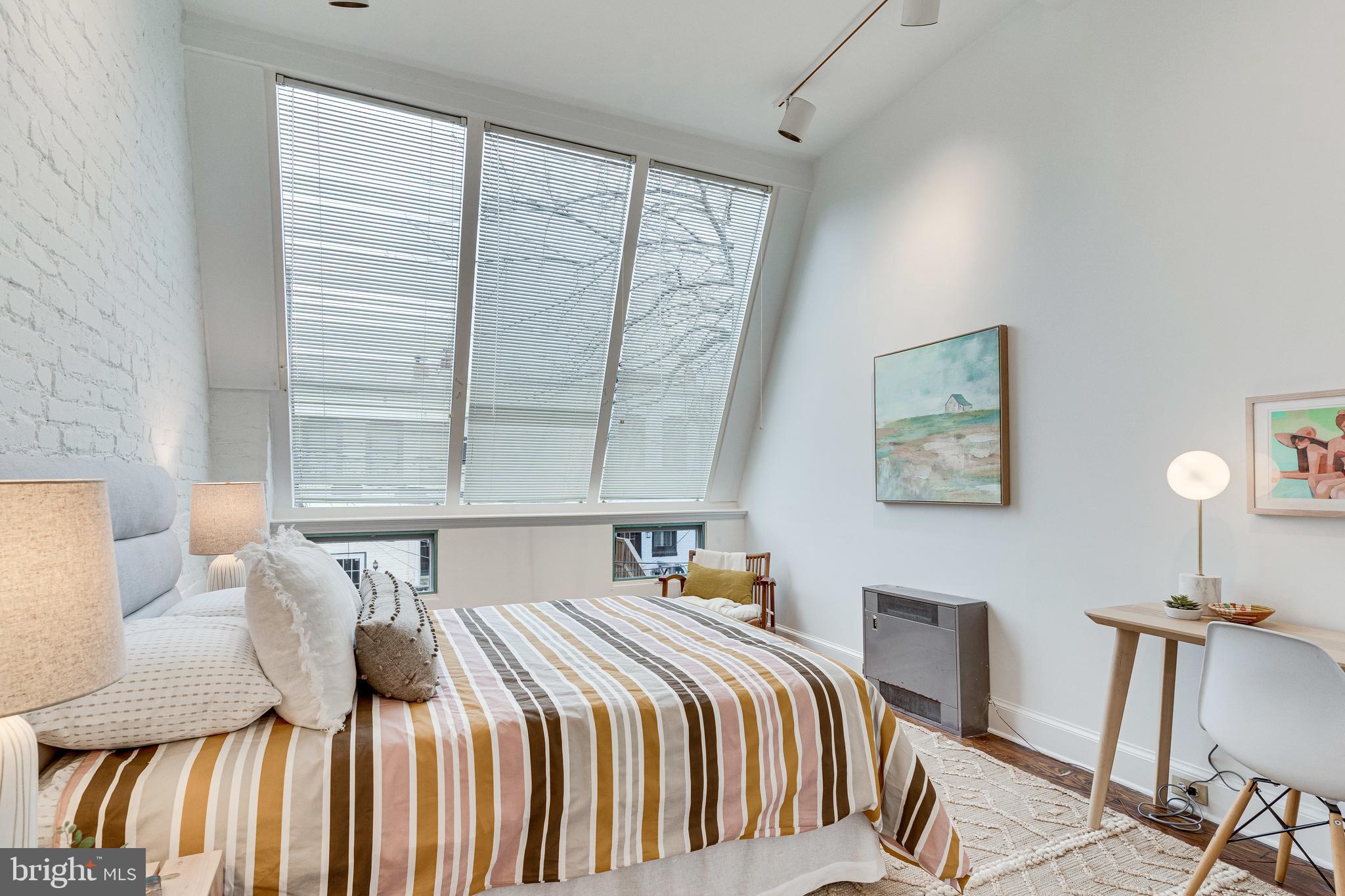 148 F Street Southeast Washington, DC 20003 - Photo 35 of 72 Dramatic rear BR has WFH space too