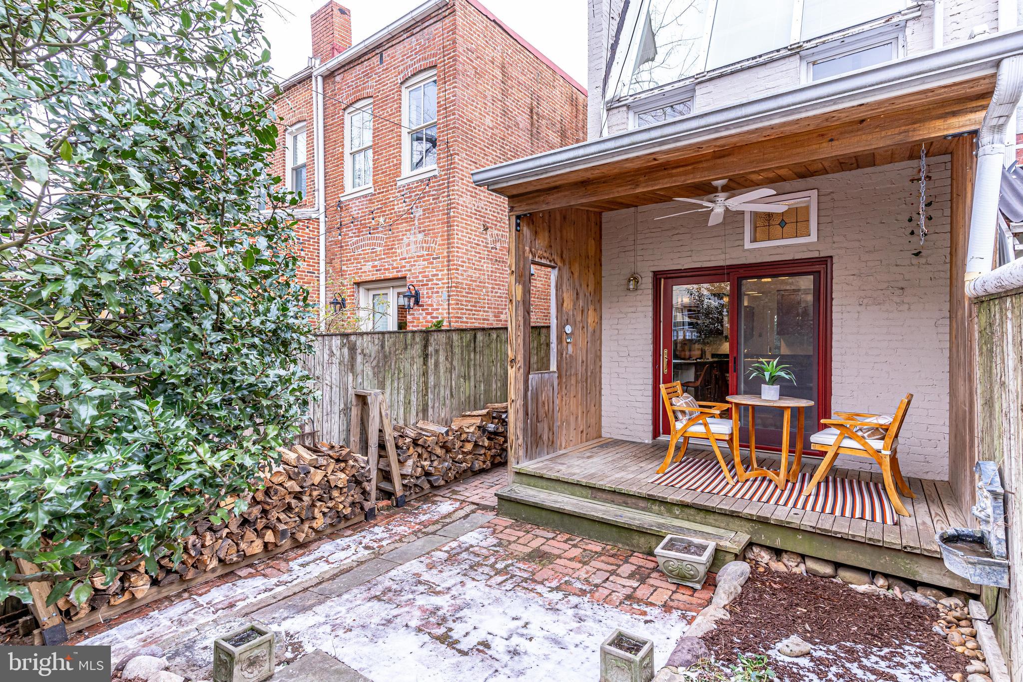148 F Street Southeast Washington, DC 20003 - Photo 51 of 72 Plenty of wood for the fireplace inside