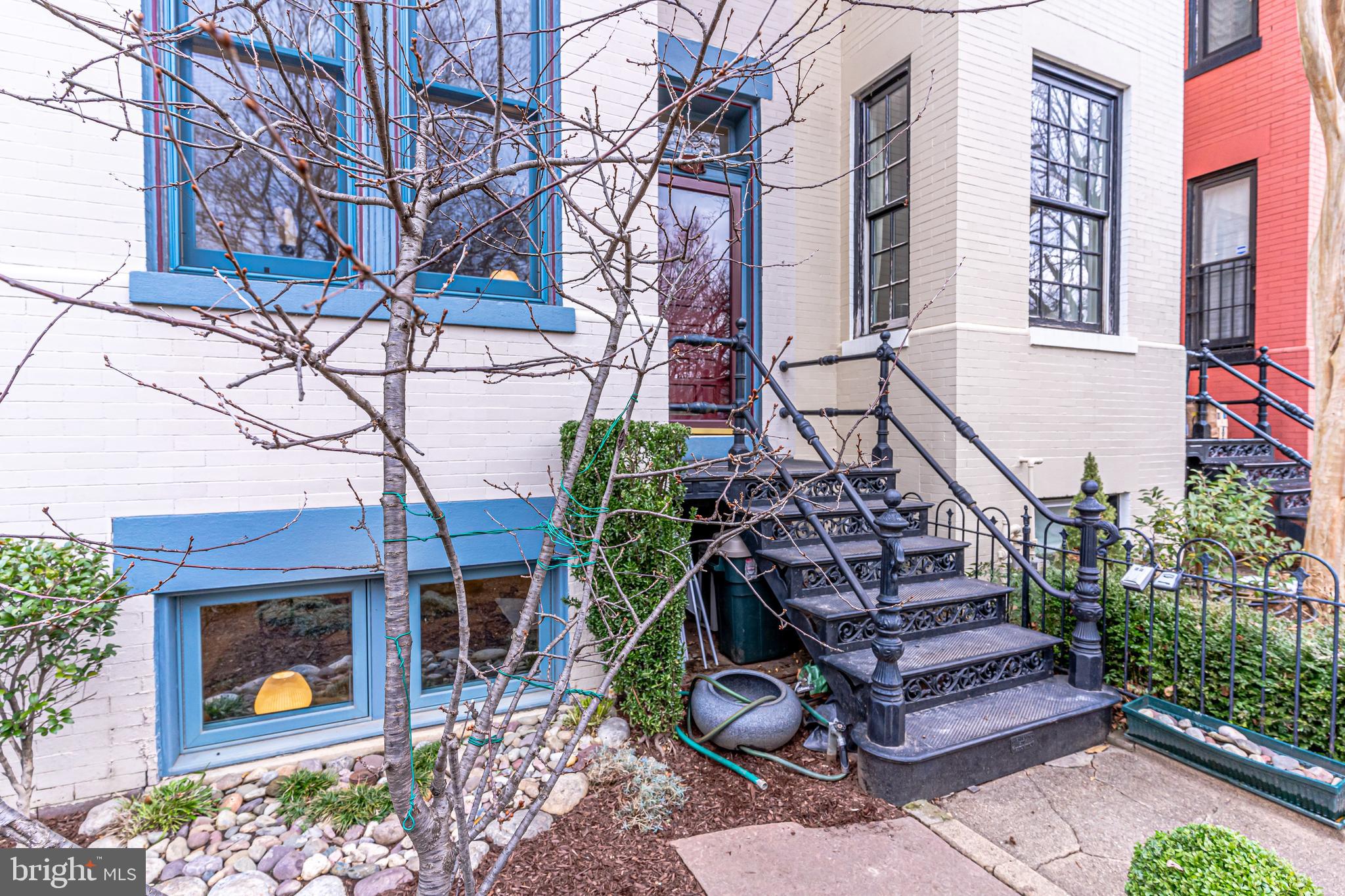 148 F Street Southeast Washington, DC 20003 - Photo 52 of 72 Ornate iron staircase, 1 of many original details