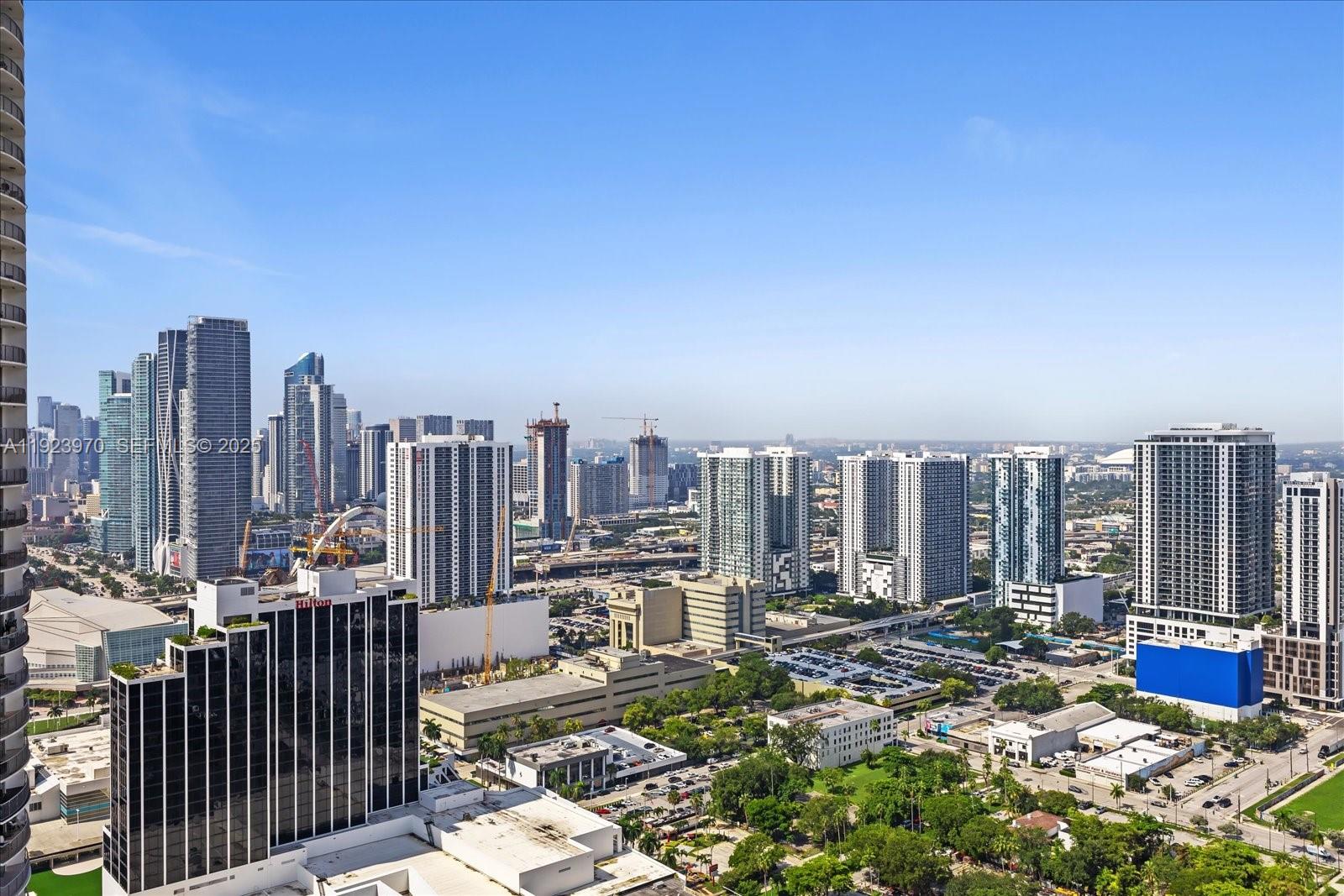 488 Northeast 18th Street, Unit 4102 Miami, FL 33132 - Photo 21 of 60 a view of a city with tall buildings