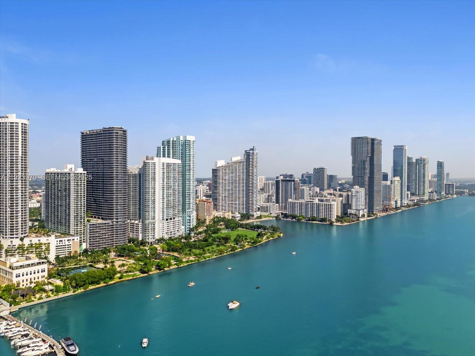 488 Northeast 18th Street, Unit 4102 Miami, FL 33132 - Photo 3 of 60 a view of a city with tall buildings