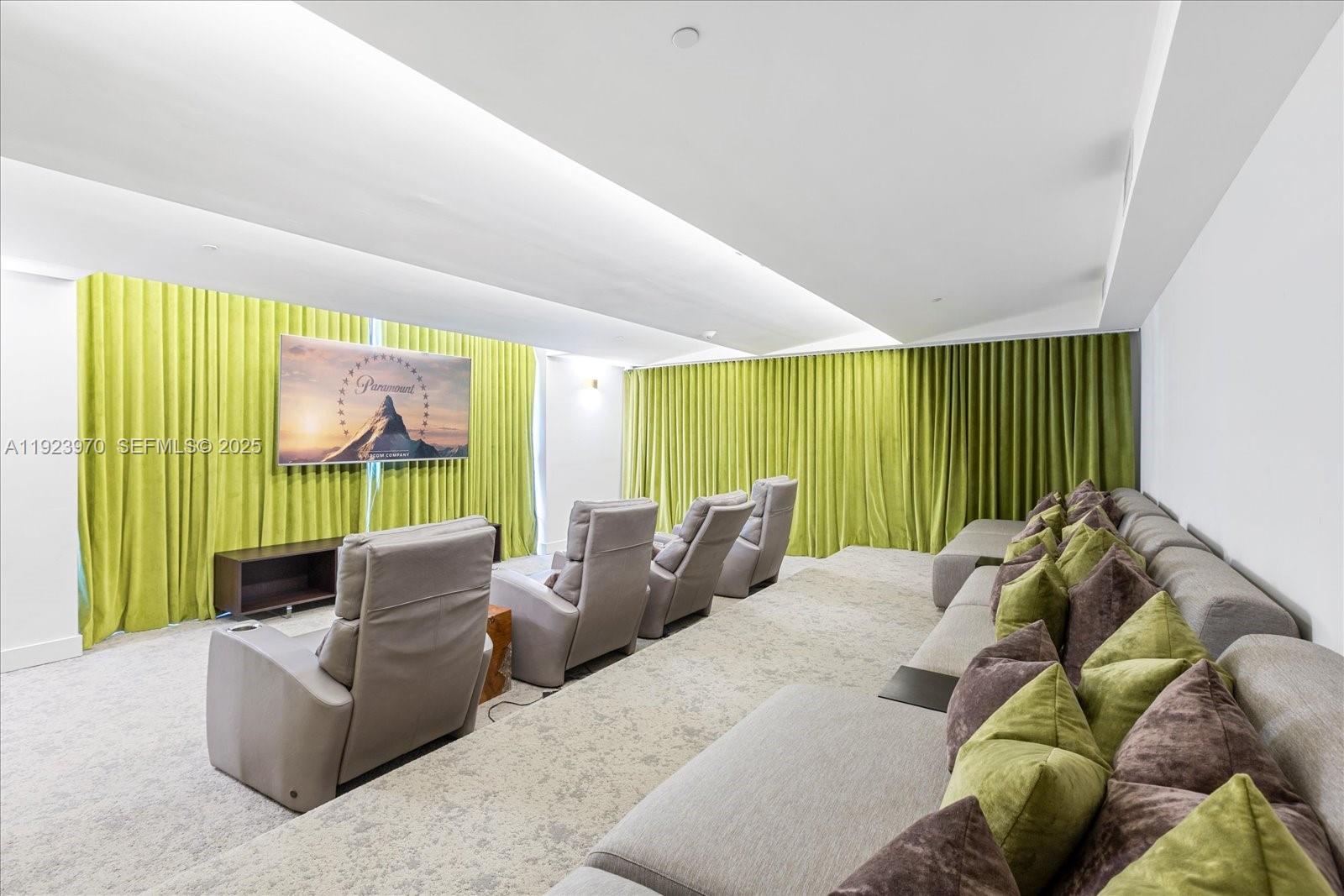 488 Northeast 18th Street, Unit 4102 Miami, FL 33132 - Photo 44 of 60 a living room with furniture and a large window