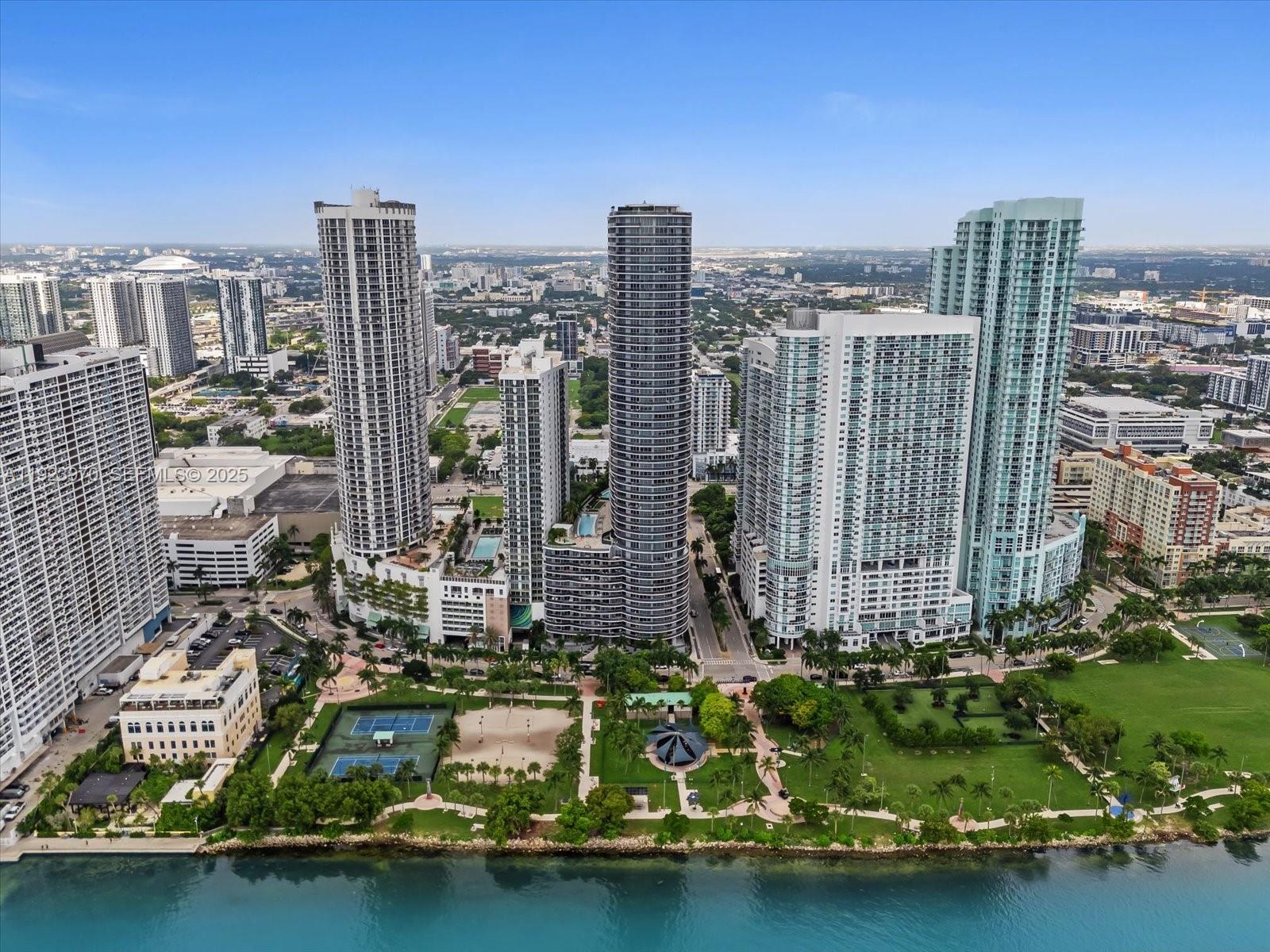 488 Northeast 18th Street, Unit 4102 Miami, FL 33132 - Photo 55 of 60 a view of a city with tall buildings
