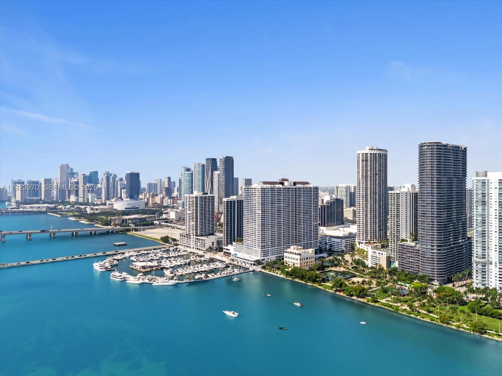 488 Northeast 18th Street, Unit 4102 Miami, FL 33132 - Photo 57 of 60 a view of a city with tall buildings