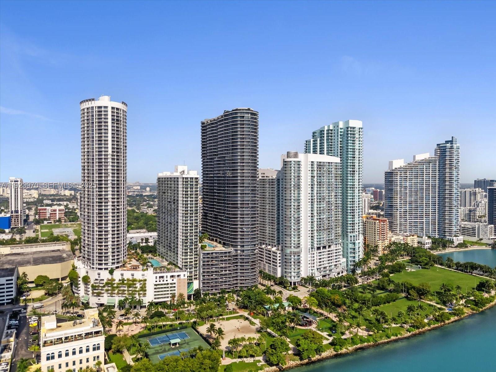 488 Northeast 18th Street, Unit 4102 Miami, FL 33132 - Photo 59 of 60 a view of city with tall buildings