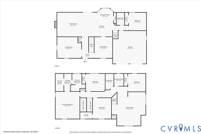 $700,000 | 105 Chris Slade Chase, Yorktown, VA 23693
