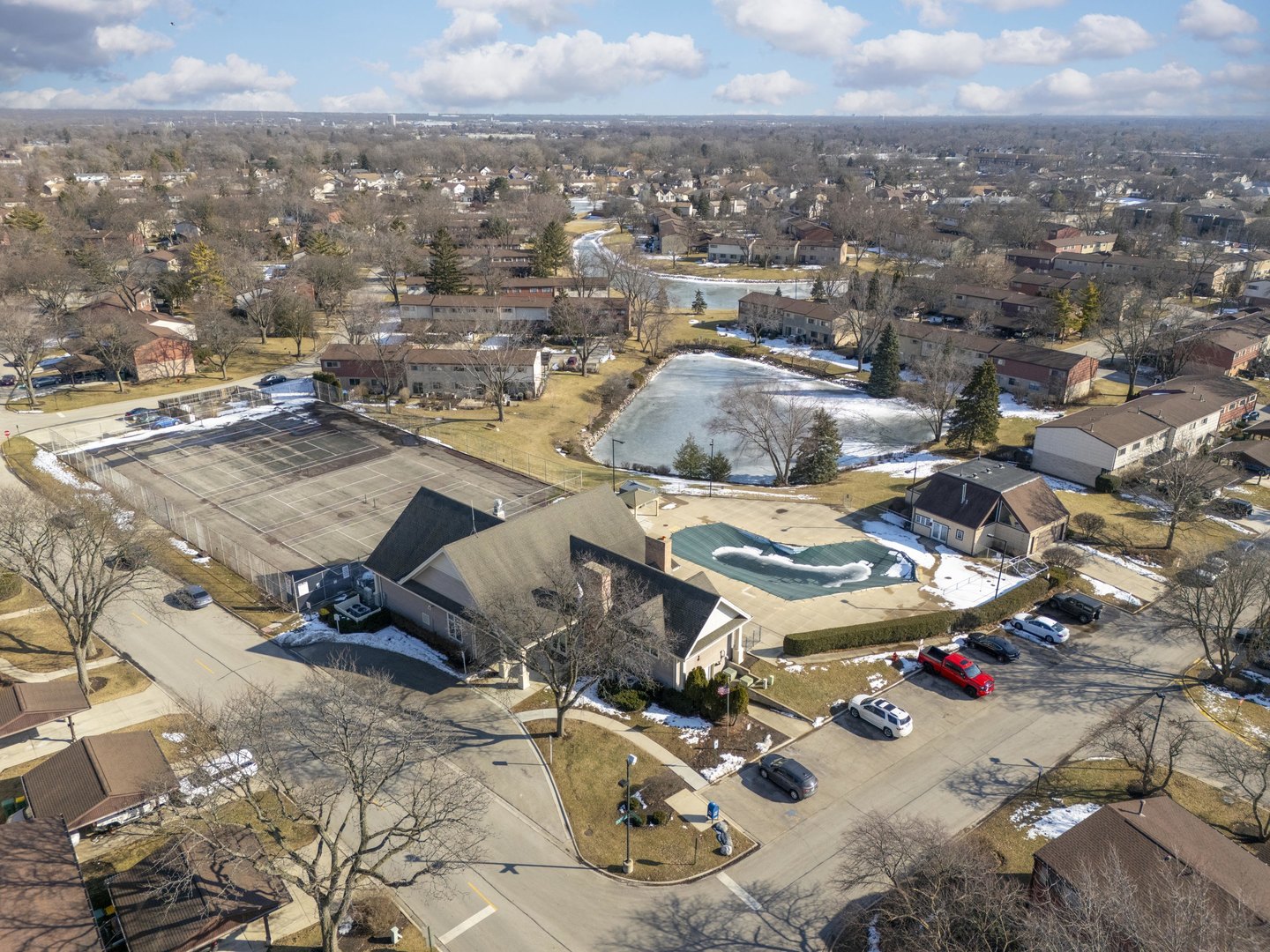 404 Arrow Trail Wheeling, IL 60090 - Photo 22 of 26 an aerial view of residential houses with outdoor space