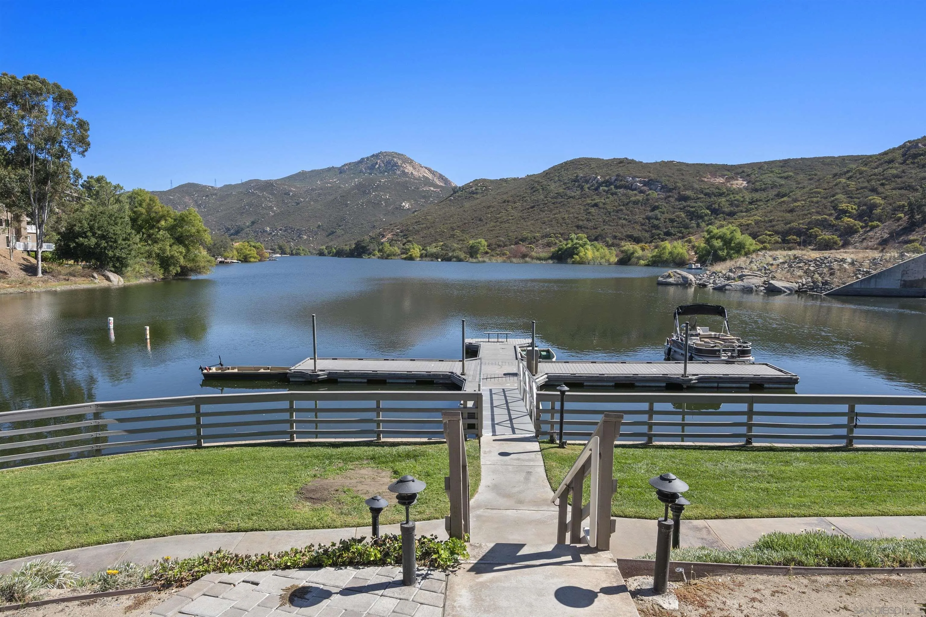 2882 Conestoga Circle Alpine, CA 91901 - Photo 74 of 75 a view of a lake with a mountain in the background