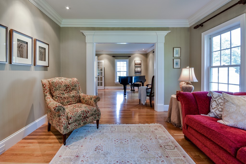 11 Marshall Road Wellesley, MA 02482 - Photo 4 of 18 a living room with furniture and a large window