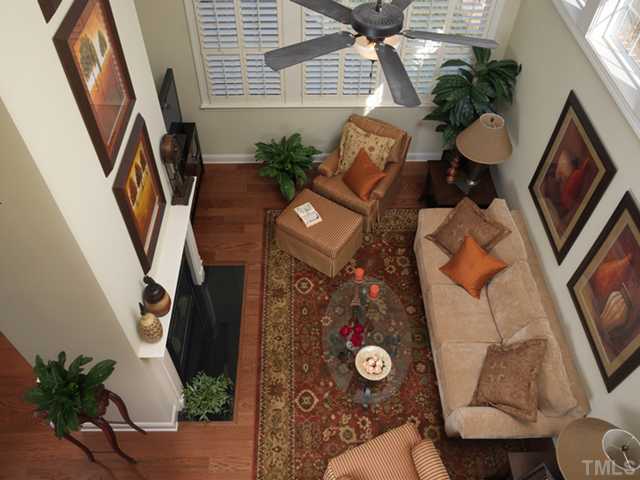816 Historian Street Raleigh, NC 27603 - Photo 6 of 11 Image of Family Room from Loft. Home photographed is similar but not exact.