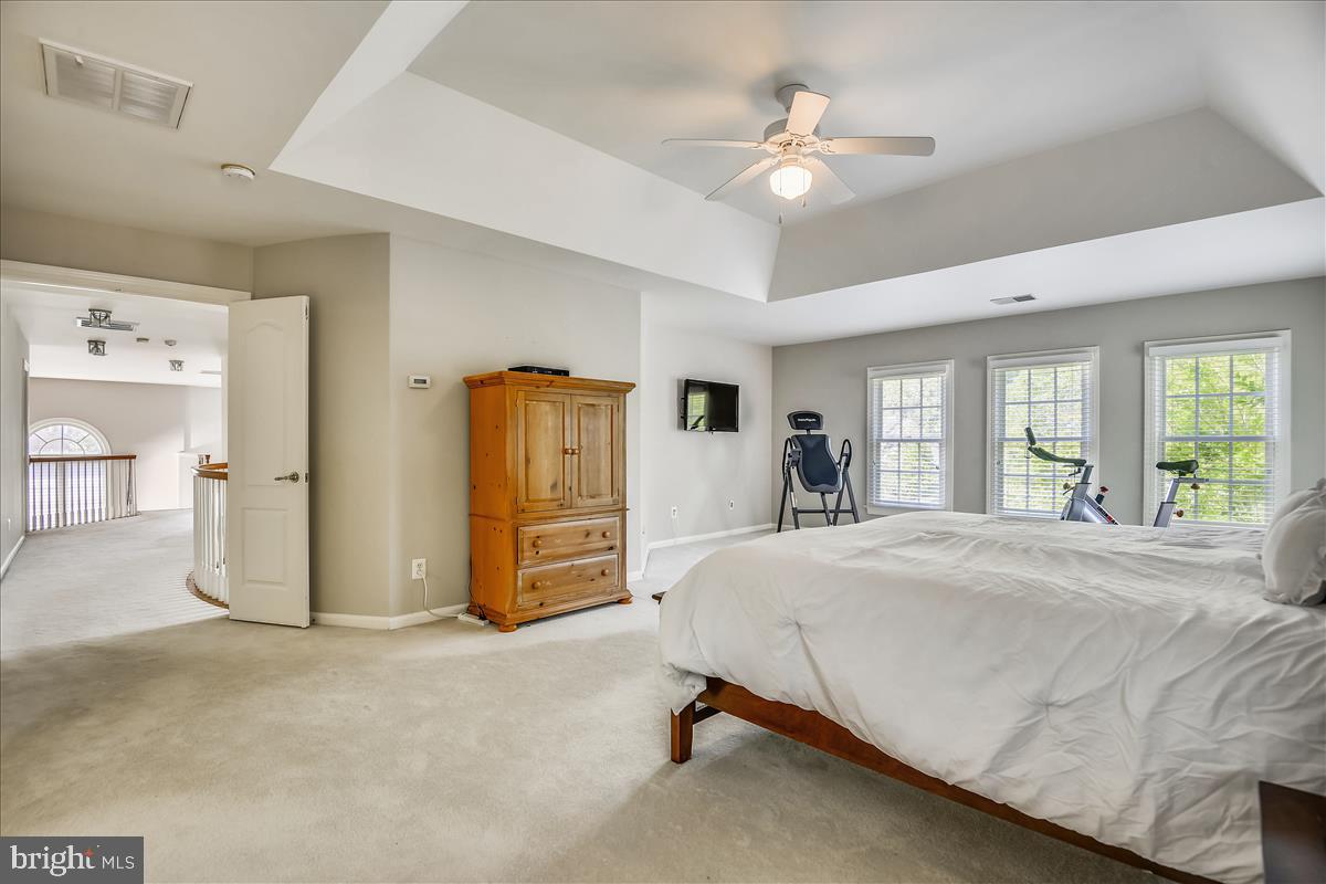 92 Colony Crossing Edgewater, MD 21037 - Photo 18 of 48 Primary Bedroom with tray ceiling, lots of light