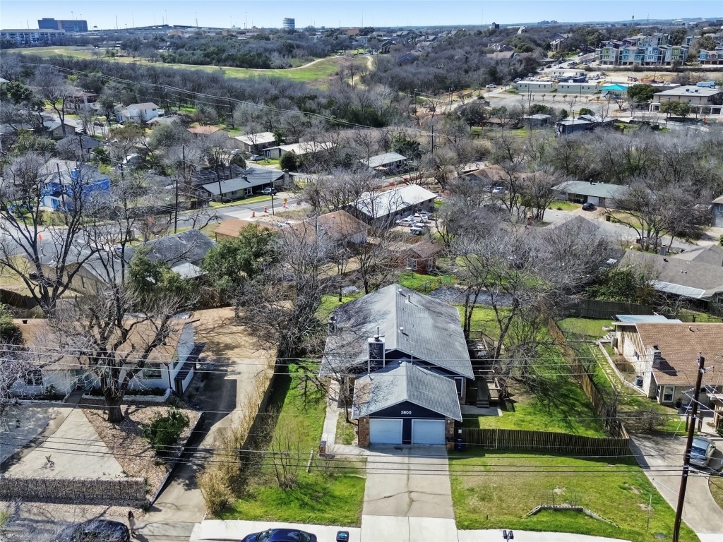 2800 Burleson Road Austin, TX 78741 - Photo 3 of 35 an aerial view of residential houses with outdoor space