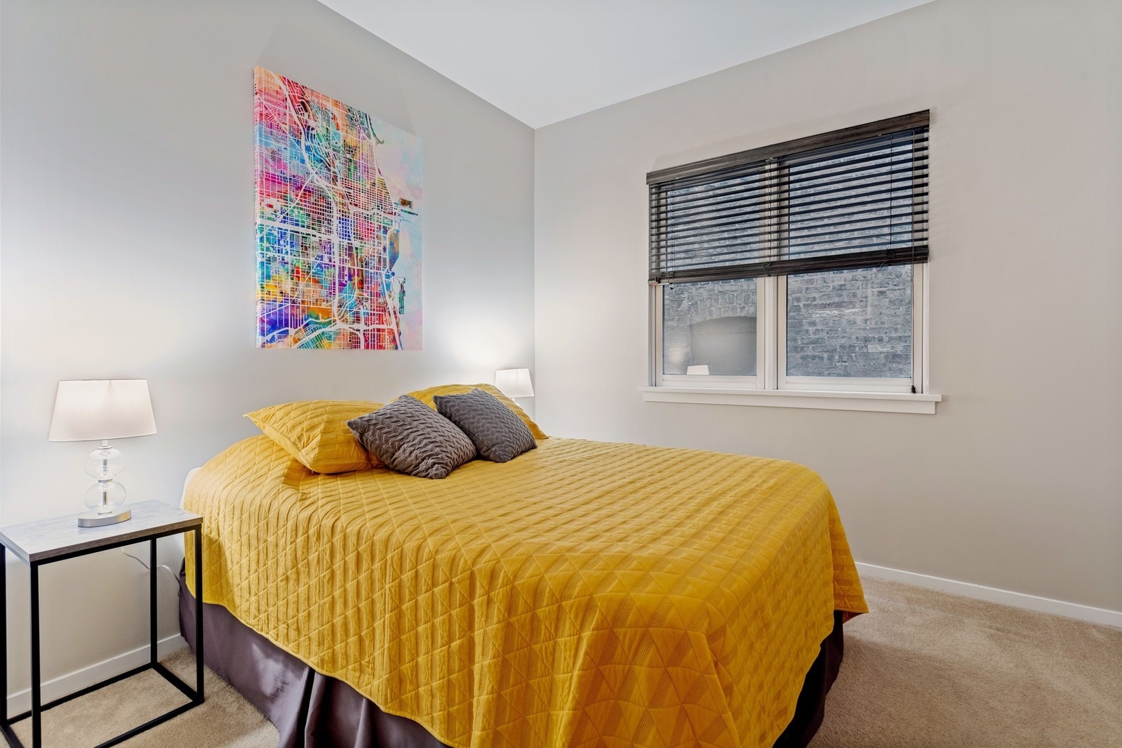 2955 North Racine Avenue, Unit 1A Chicago, IL 60657 - Photo 14 of 29 a bedroom with a bed and a window