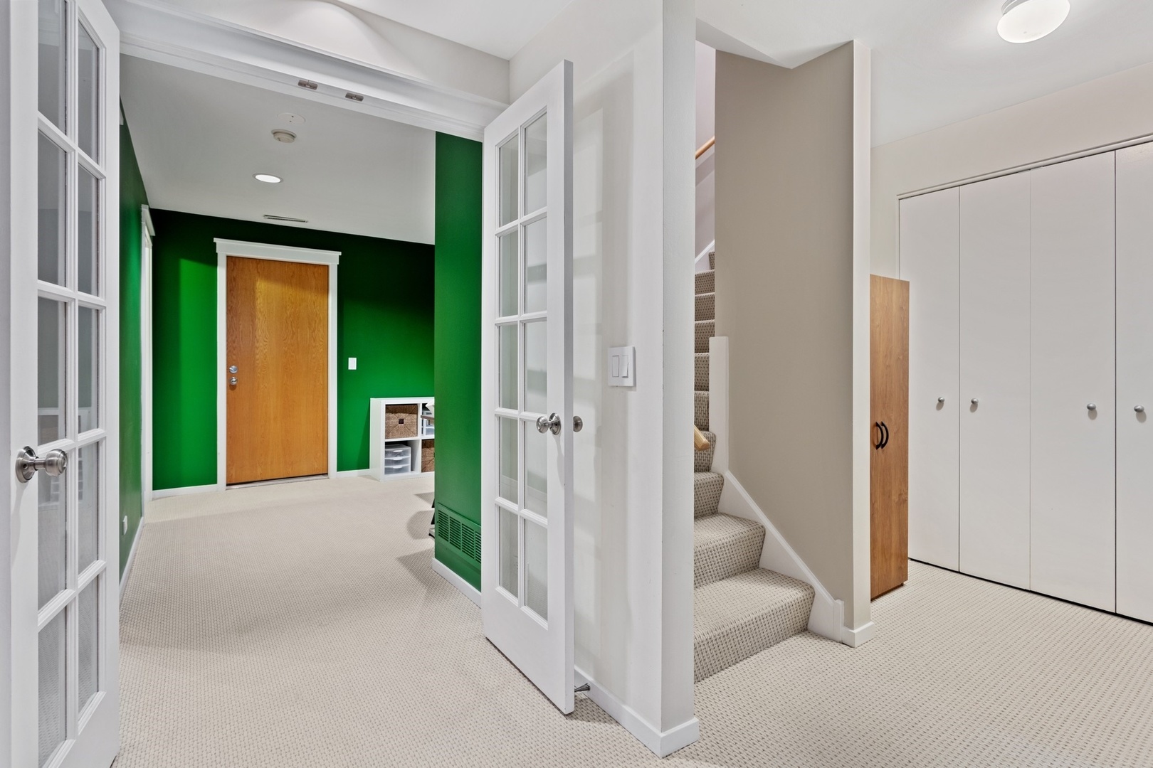 2955 North Racine Avenue, Unit 1A Chicago, IL 60657 - Photo 21 of 29 a view of a hallway with furniture and a livingroom view