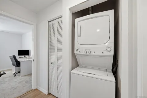 a view of washer and dryer
