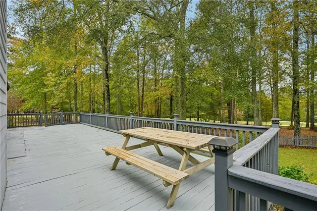 a view of an outdoor space with pool