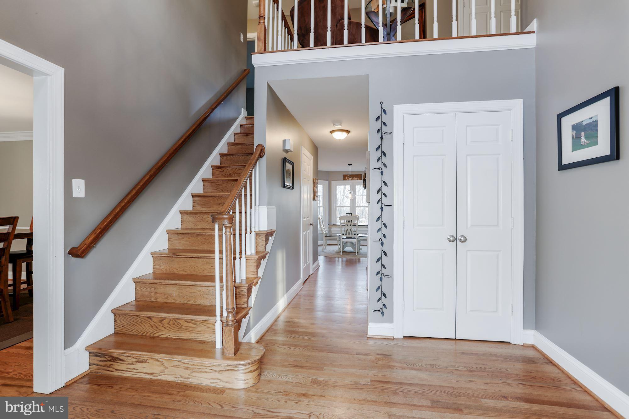 7163 Baldwin Ridge Road Warrenton, VA 20187 - Photo 20 of 35 Foyer w/ Beautiful Hardwood Stairs to Upper Level