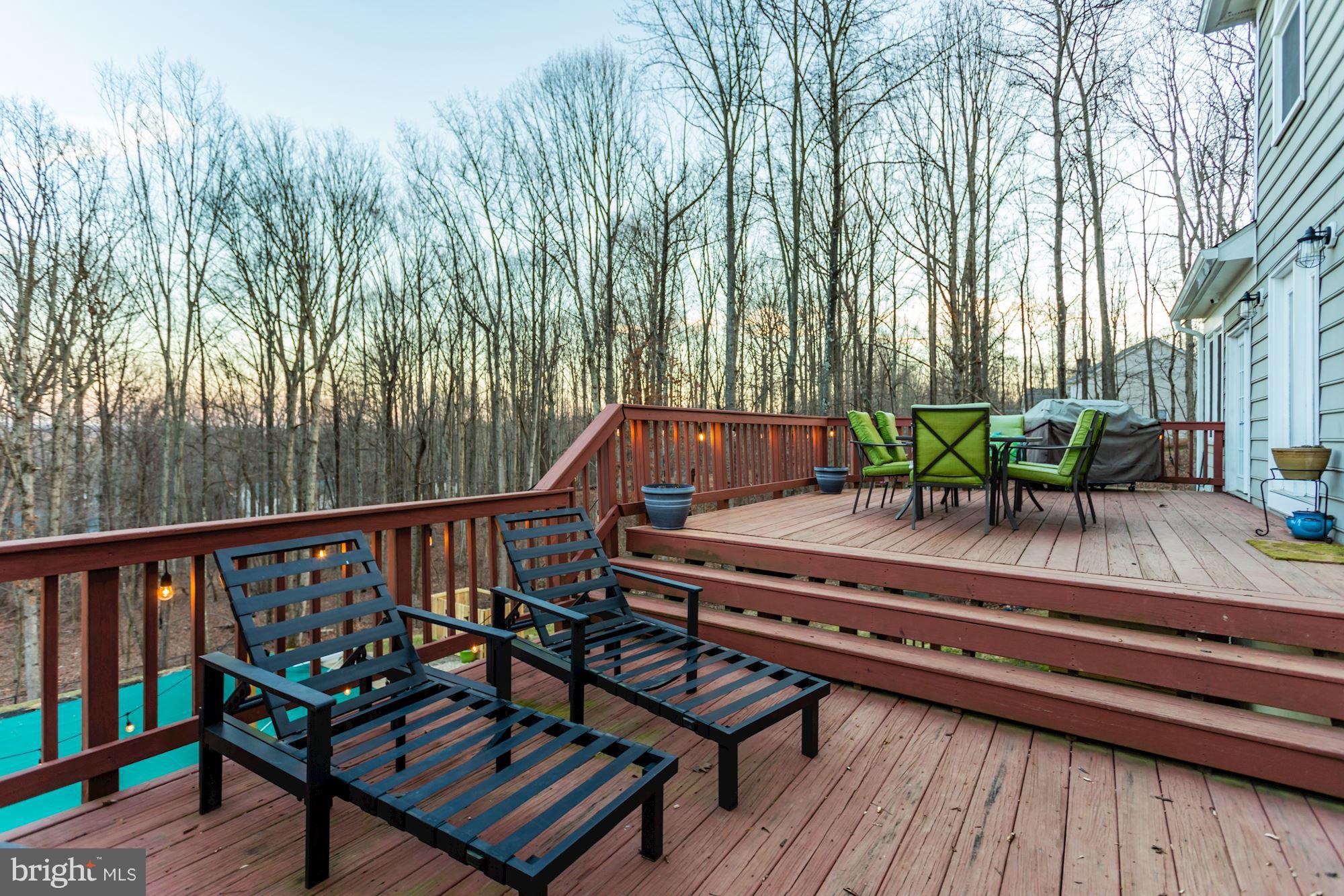 7163 Baldwin Ridge Road Warrenton, VA 20187 - Photo 31 of 35 Deck overlooking your Salt Water Pool!