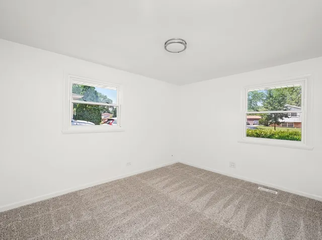 a view of a window in a room