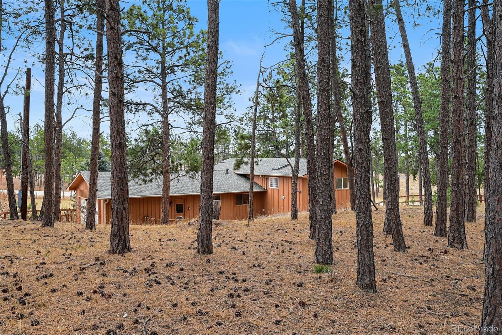7020 Wildridge Road Colorado Springs, CO 80908 - Photo 43 of 45 a view of a yard covered with snow