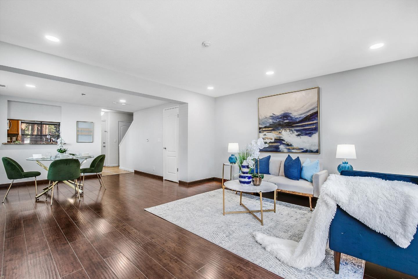 36913 Newark Boulevard, Unit A Newark, CA 94560 - Photo 3 of 20 a living room with furniture and wooden floor