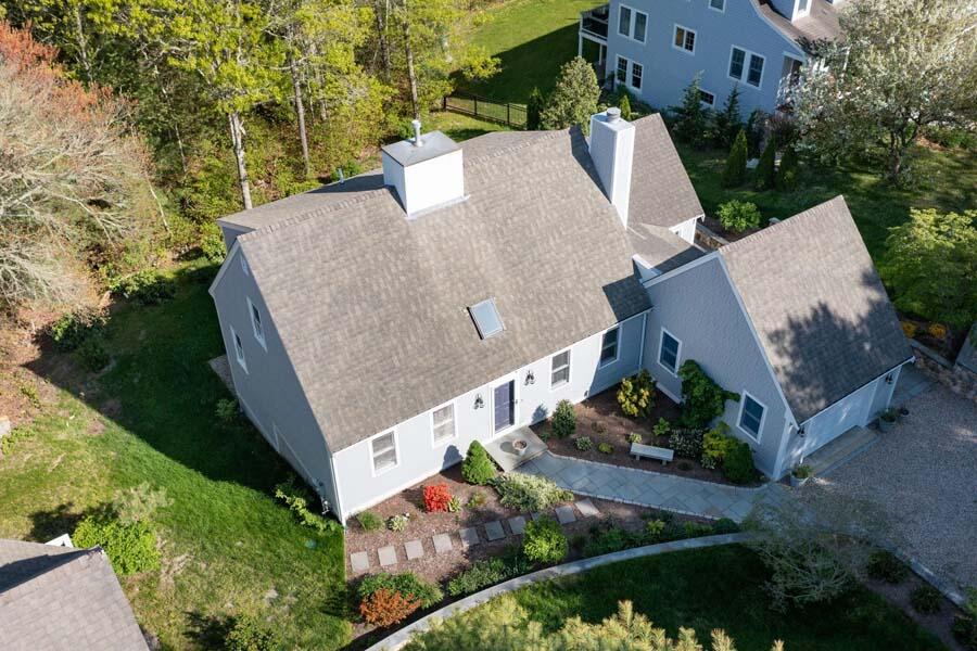 6 Wading Place Road Mashpee, MA 02649 - Photo 30 of 35 an aerial view of a house with outdoor space