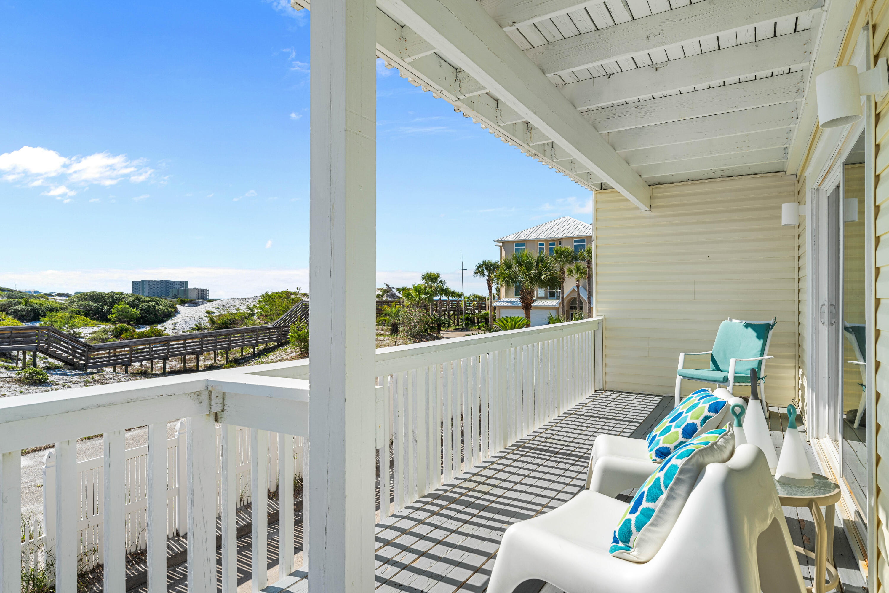 228 Walton Magnolia Lane, Unit 9 Inlet Beach, FL 32461 - Photo 12 of 24 a view of deck with furniture