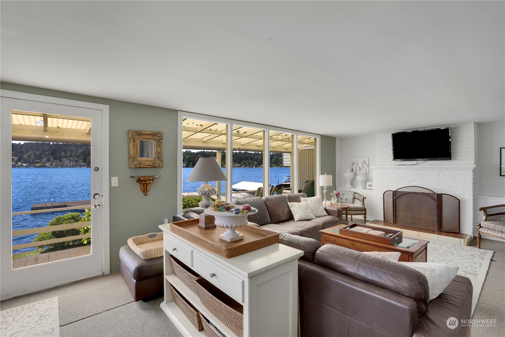 7005 Ripley Ln S East Renton, WA 98056 - Photo 15 of 35 a living room with furniture and a fireplace