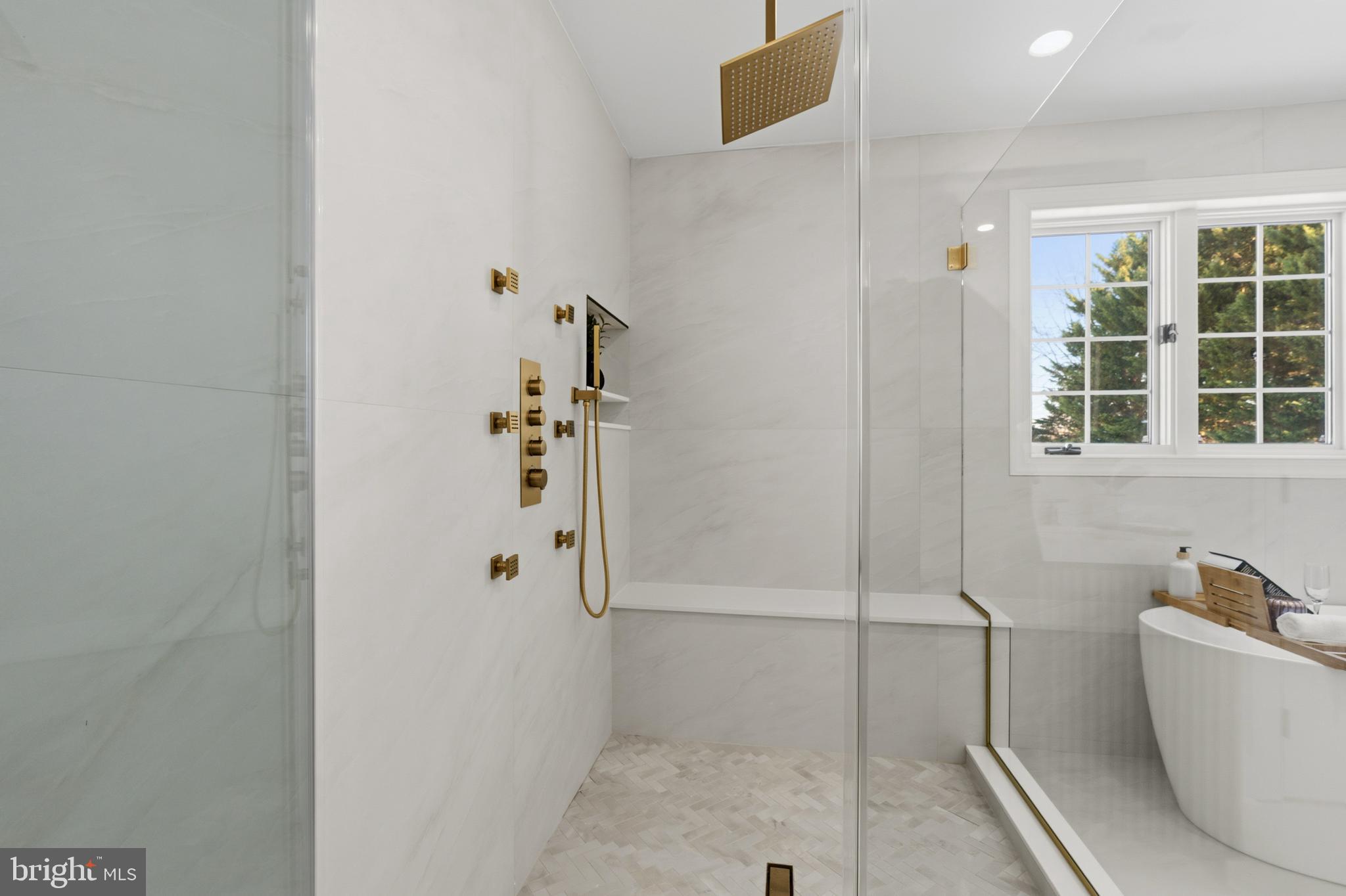 1586 Brookfield Road Newtown, PA 18940 - Photo 37 of 64 a bathroom with a bathtub and shower