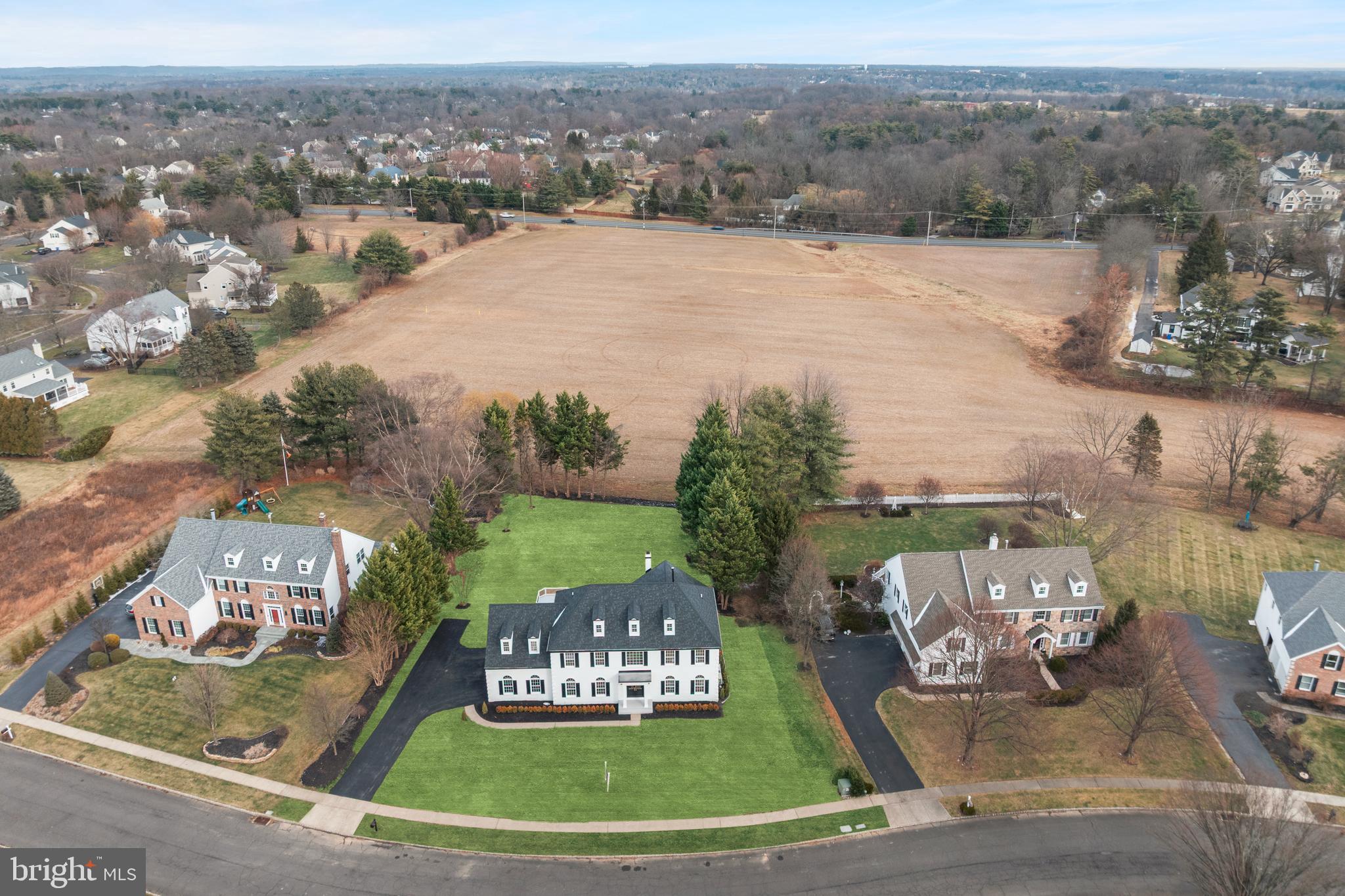 1586 Brookfield Road Newtown, PA 18940 - Photo 61 of 64 a view of a lake with a mountain in the background