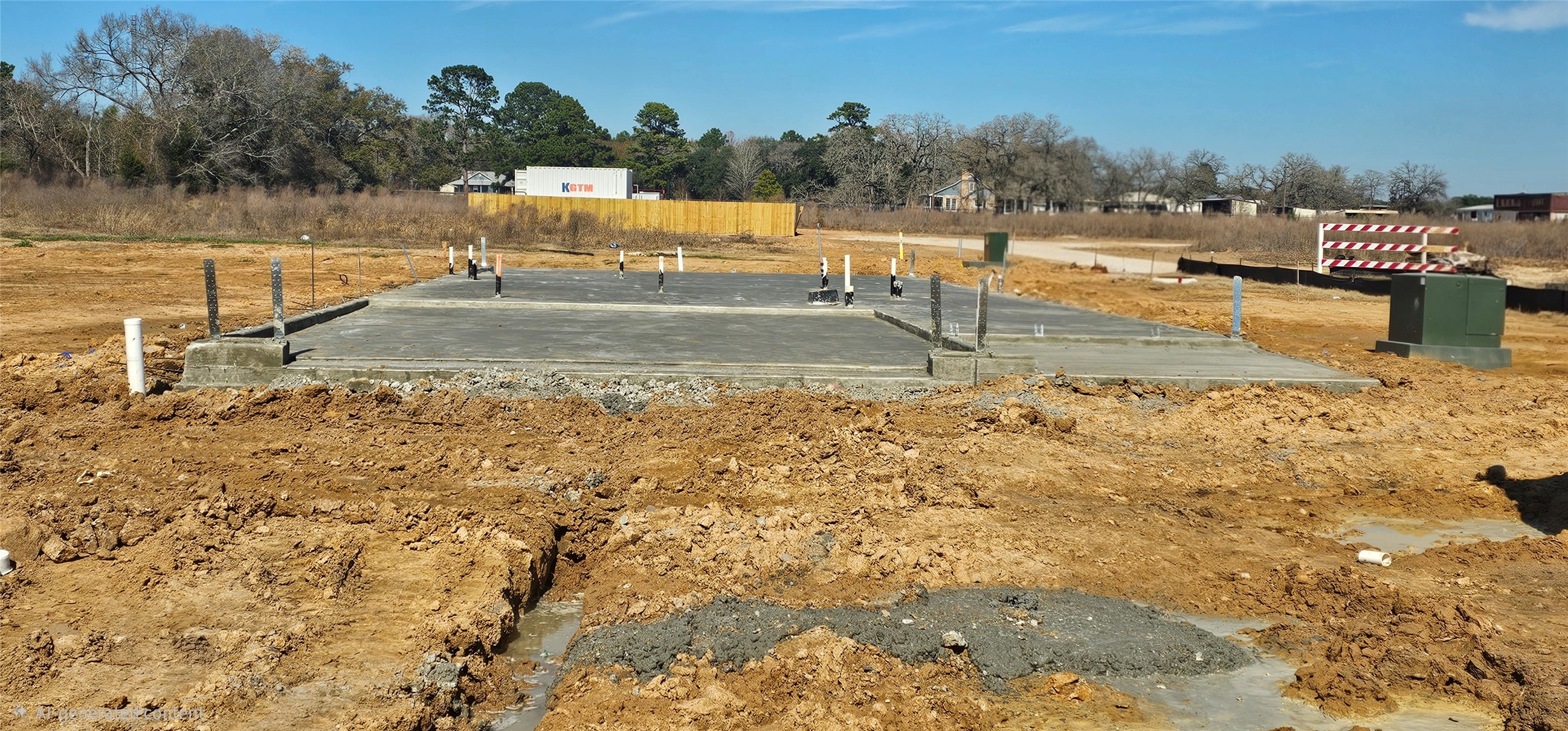 253 Spring Drive Hockley, TX 77447 - Photo 2 of 22 a view of a yard with wooden fence