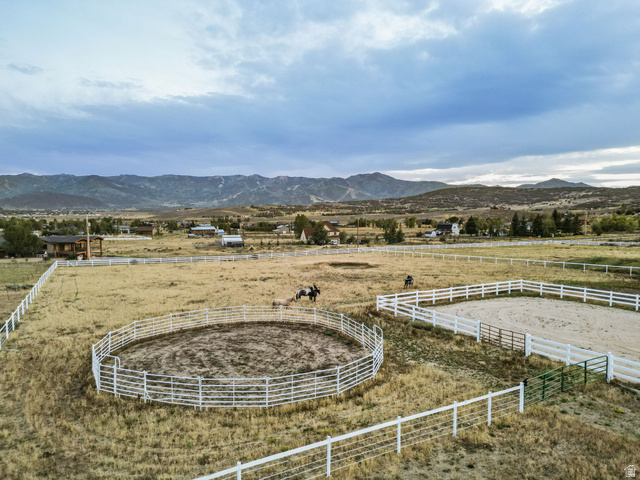 8650 Redden Road Park City, UT 84098 - Photo 59 of 71 Expansive outdoor equestrian space featuring a round pen and an additional arena