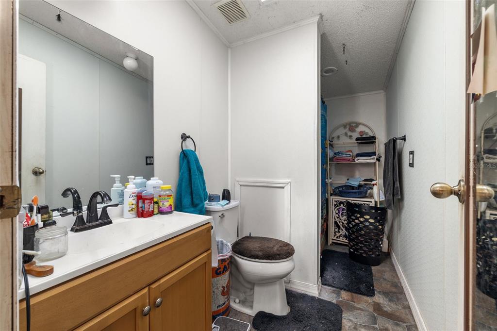 7308 Boyette Road Wesley Chapel, FL 33545 - Photo 36 of 36 a bathroom with a sink and a toilet