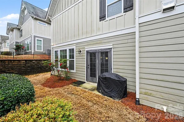 a view of a house with a patio