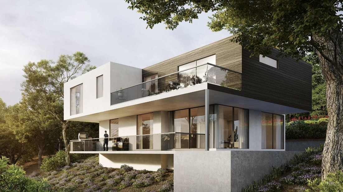 46 Bell Cyn Road Bell Canyon, CA 91307 - Photo 1 of 3 front view of a building with a yard