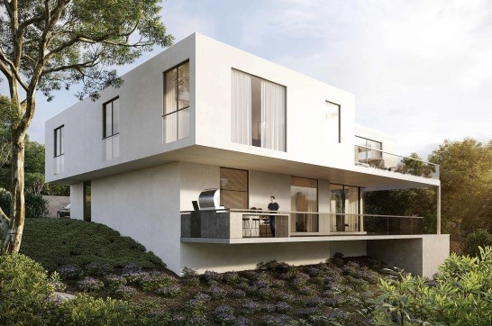 46 Bell Cyn Road Bell Canyon, CA 91307 - Photo 3 of 3 a front view of a house with balcony