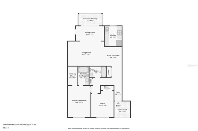 a picture of a floor plan