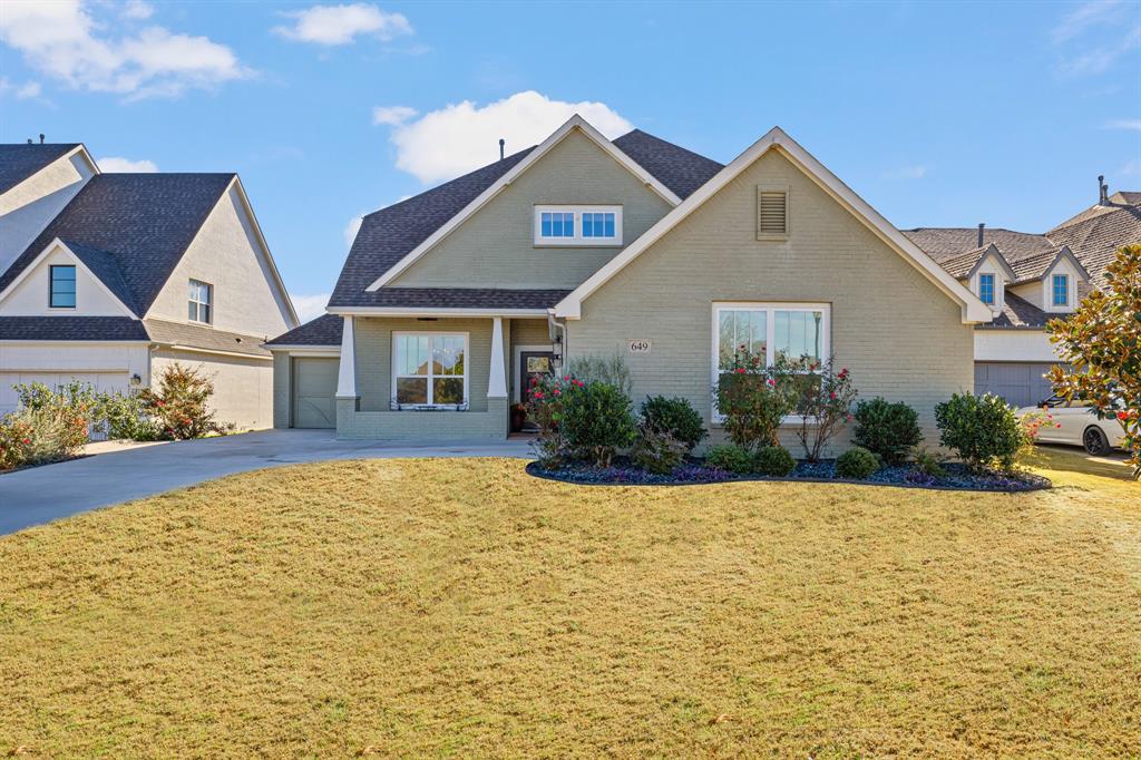 649 Prairie Avenue Aledo, TX 76008 - Photo 1 of 1 a front view of a house with a yard